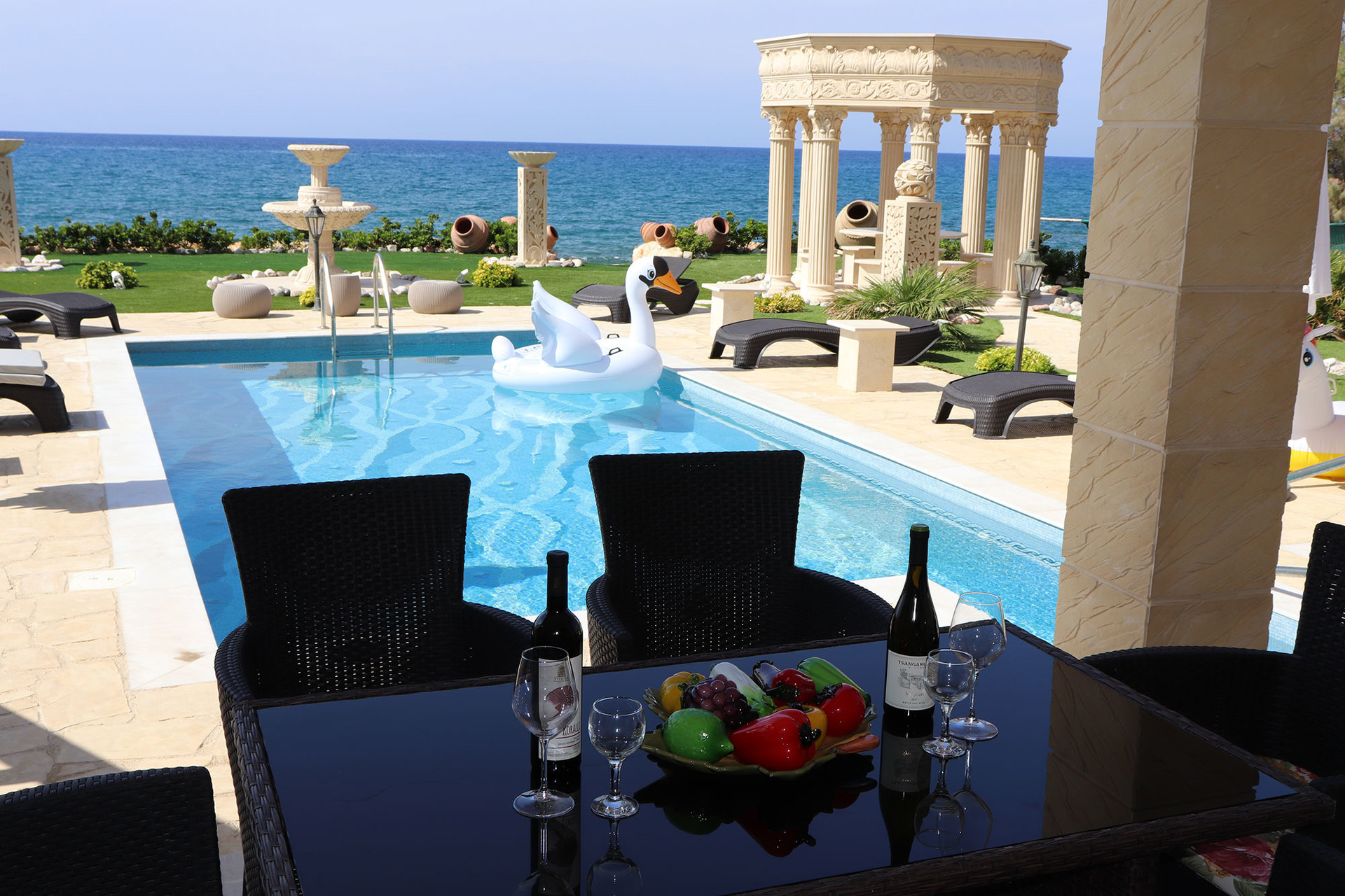 Imagine Renting Your Own 5-Star Private Cyprus Villa on the Beach, Paphos Villa 1411