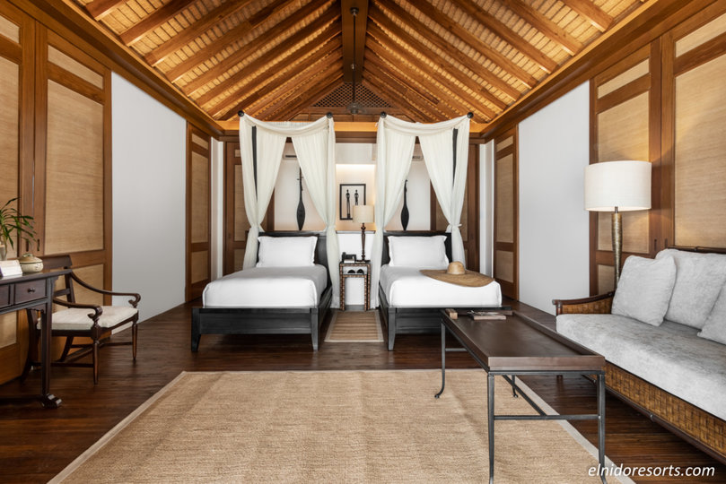 Luxury Beachfront Villa on Pangulasian Island Resort, El Nido Villa 1013