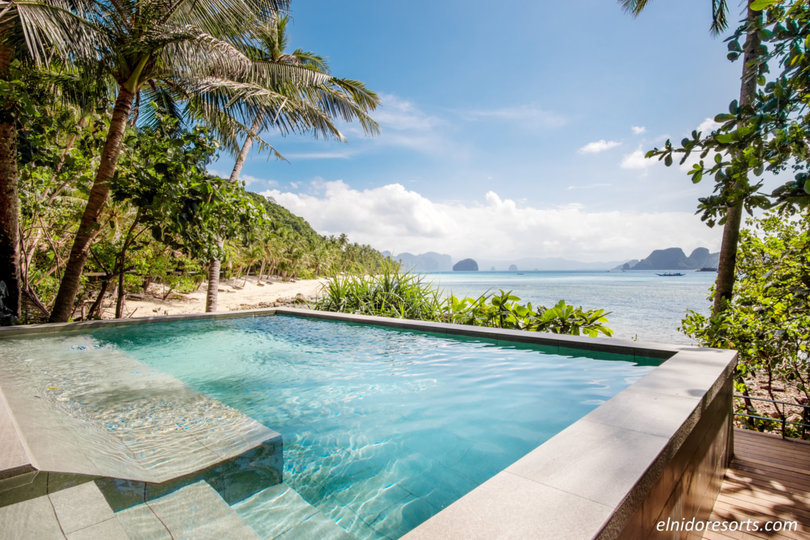 Luxury Beachfront Villa on Pangulasian Island Resort, El Nido Villa 1013