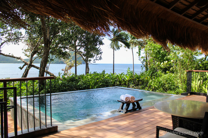Luxury Beachfront Villa on Pangulasian Island Resort, El Nido Villa 1013