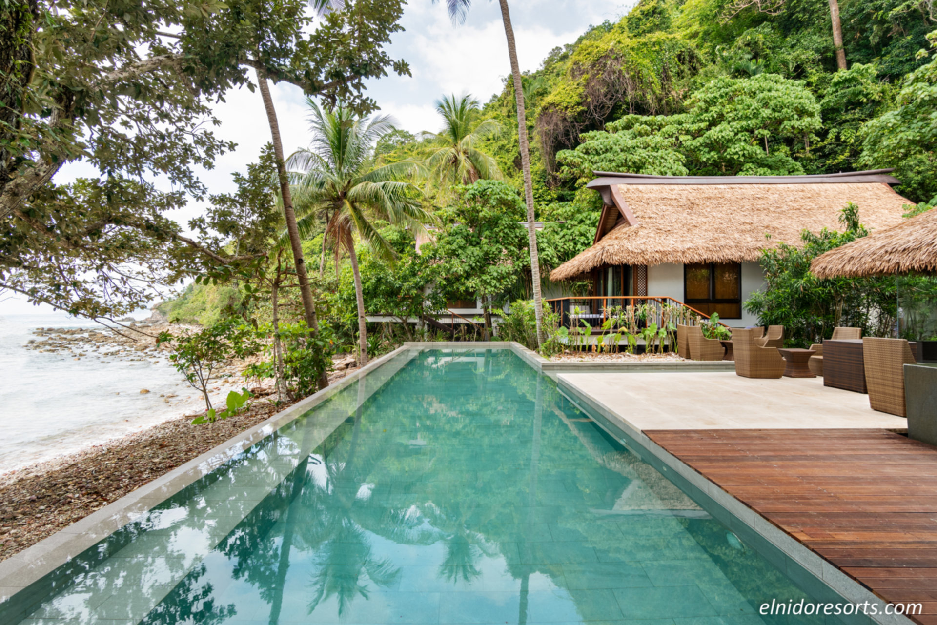 Luxury Beachfront Villa on Pangulasian Island Resort, El Nido Villa 1013
