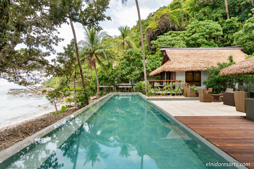 Luxury Beachfront Villa on Pangulasian Island Resort, El Nido Villa 1013