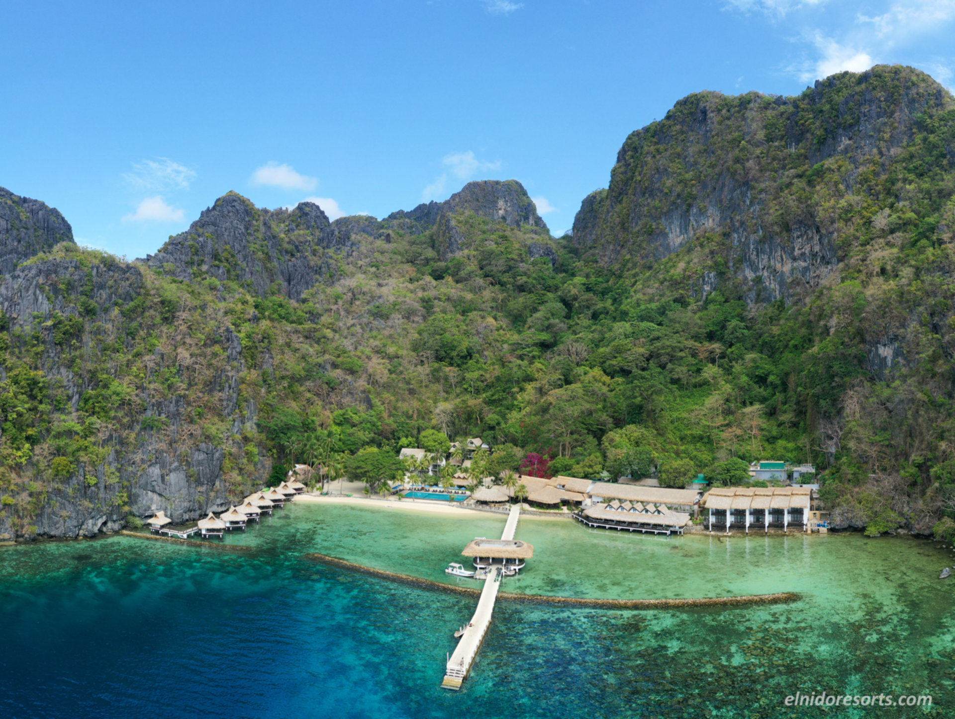 Beautiful 5 Star Water Cottage with Sea Views on Miniloc Island Resort, El Nido Cottage 1006