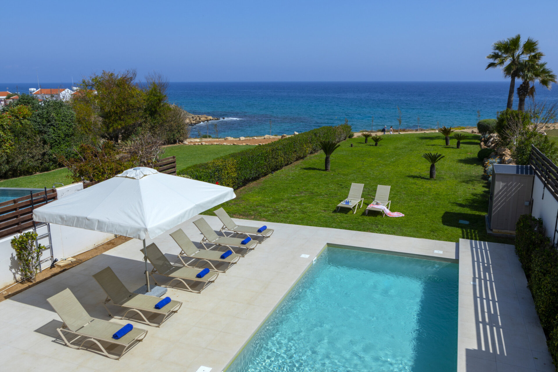 You and Your Family will Love this 5 Star Beachfront Villa, Protaras Villa 1536