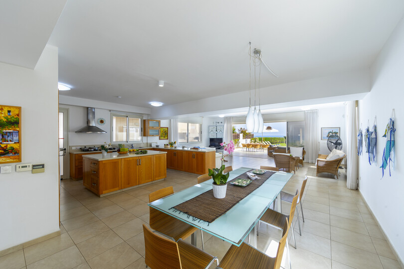 You and Your Family will Love this 5 Star Beachfront Villa, Protaras Villa 1536
