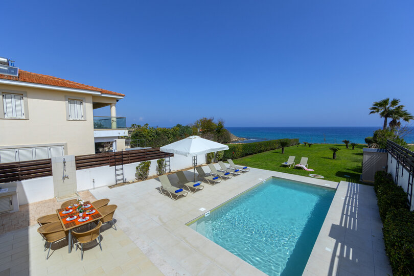 You and Your Family will Love this 5 Star Beachfront Villa, Protaras Villa 1536
