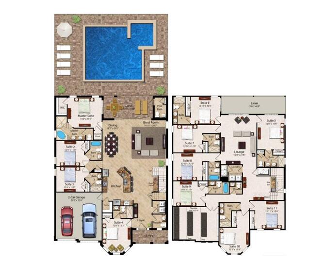 Luxury Villa on Encore Resort at Reunion with a Private Pool, Orlando Villa 4443
