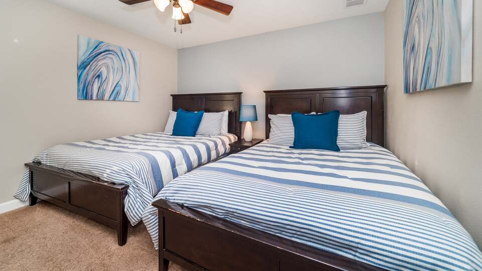 Two Queens Bedroom 7 Upstairs 32" Smart TV