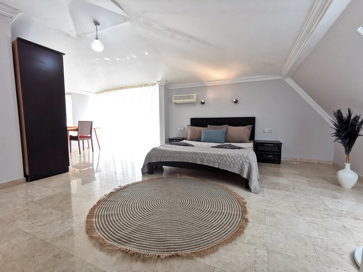 Penthouse bedroom
