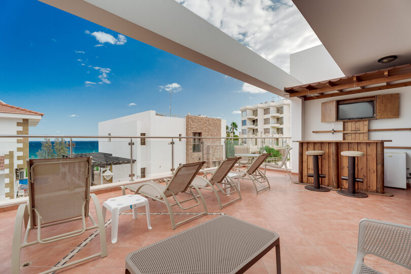 Splendid Villa with Sea view from Balcony in Protaras, Protaras Villa 1675