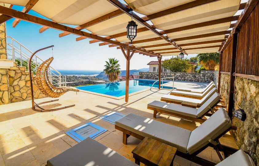 Exclusive 3  Bedroom Villa Overlooking Patara Beach, Fethiye Villa 1007