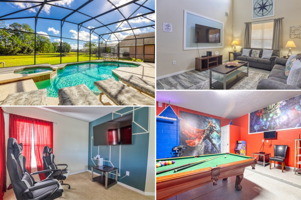 Luxury Florida Villa with Fantastic Private Pool on Watersong Resort, Florida Villa 6203