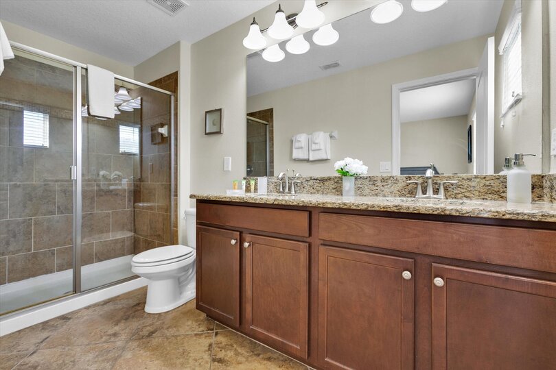 Two Queens Suite Bathroom 2, Upstairs
Shower
