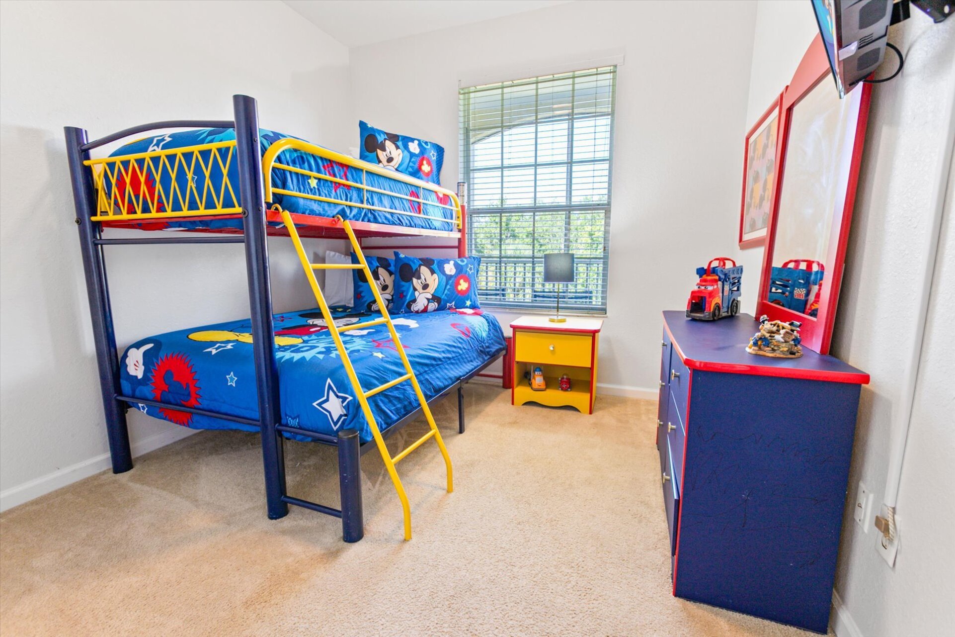 Twin/Double Bunk Bedroom 3
Mickey Theme