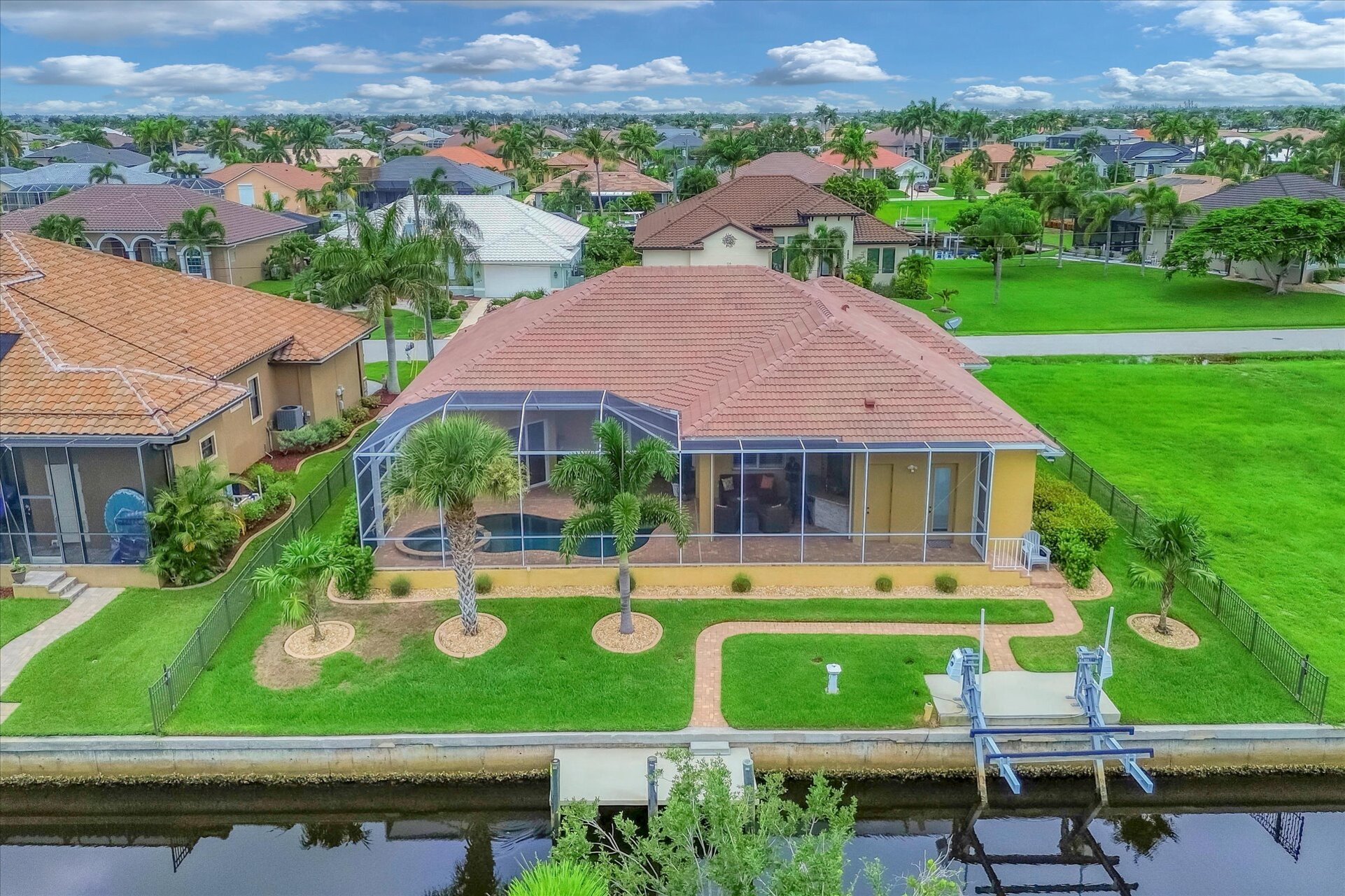 Stunning waterfront home with private pool & spa in Burnt Store Isles in historic Punta Gorda