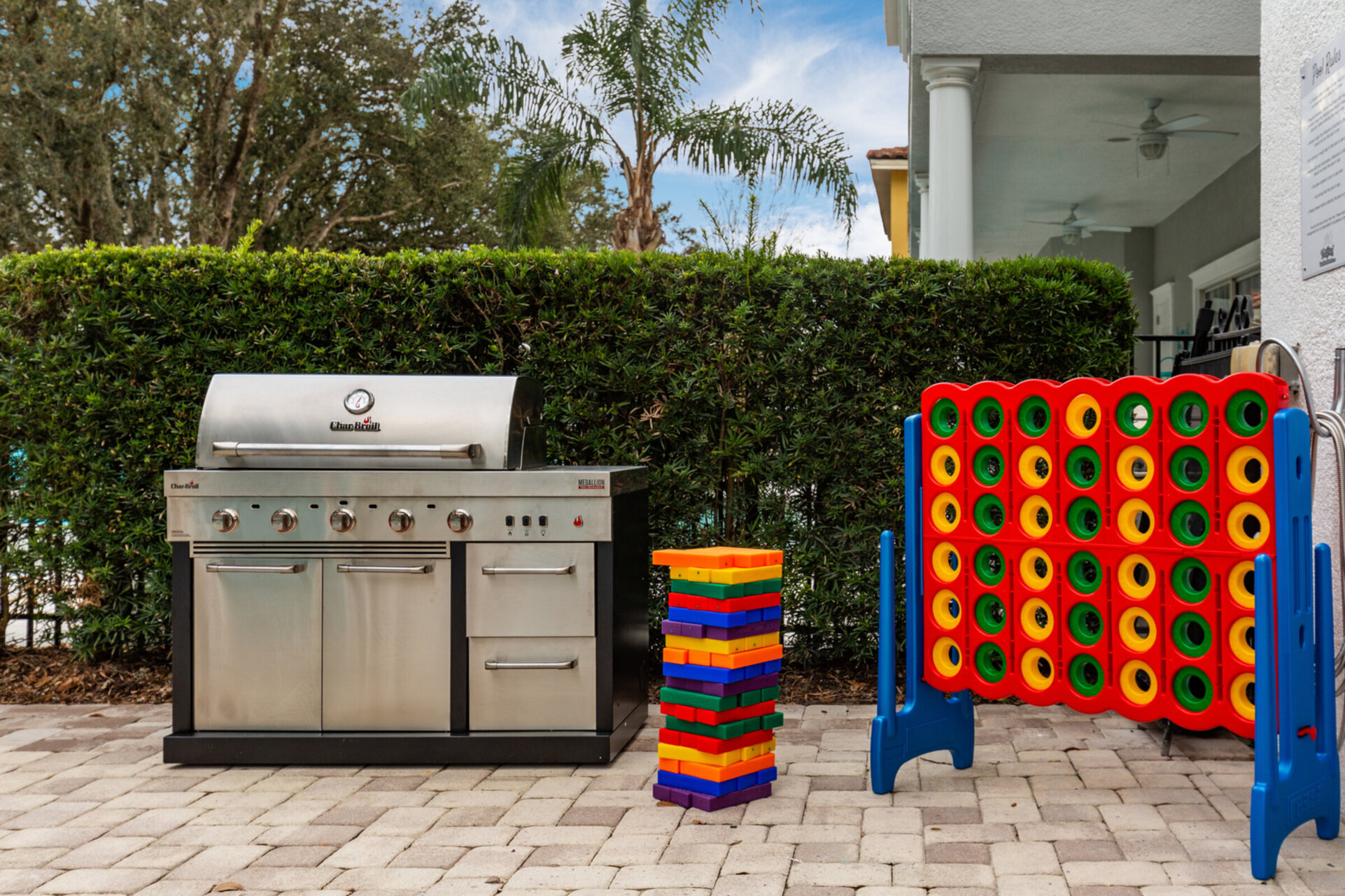 Enjoy al fresco meals from the BBQ