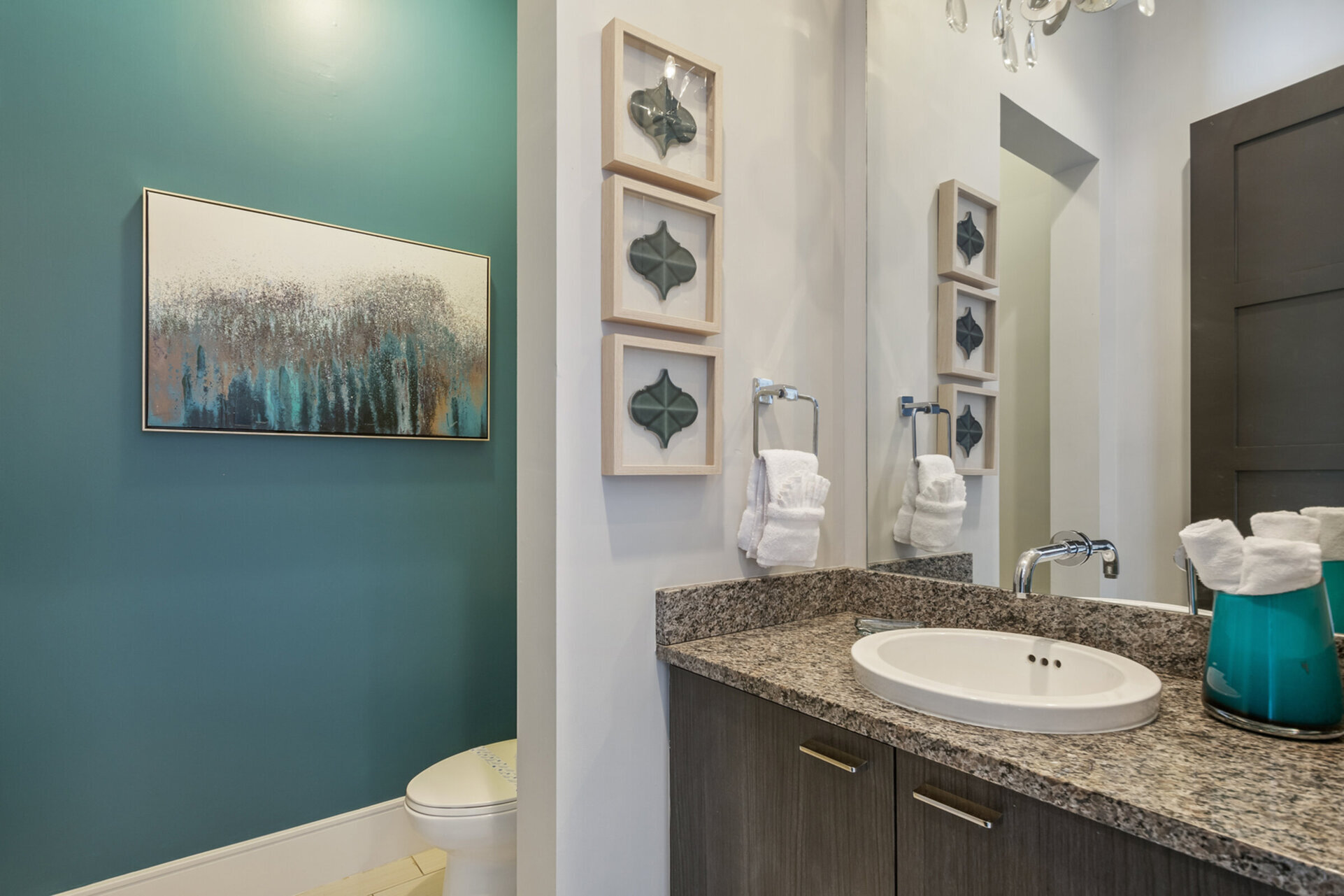 First floor half bathroom