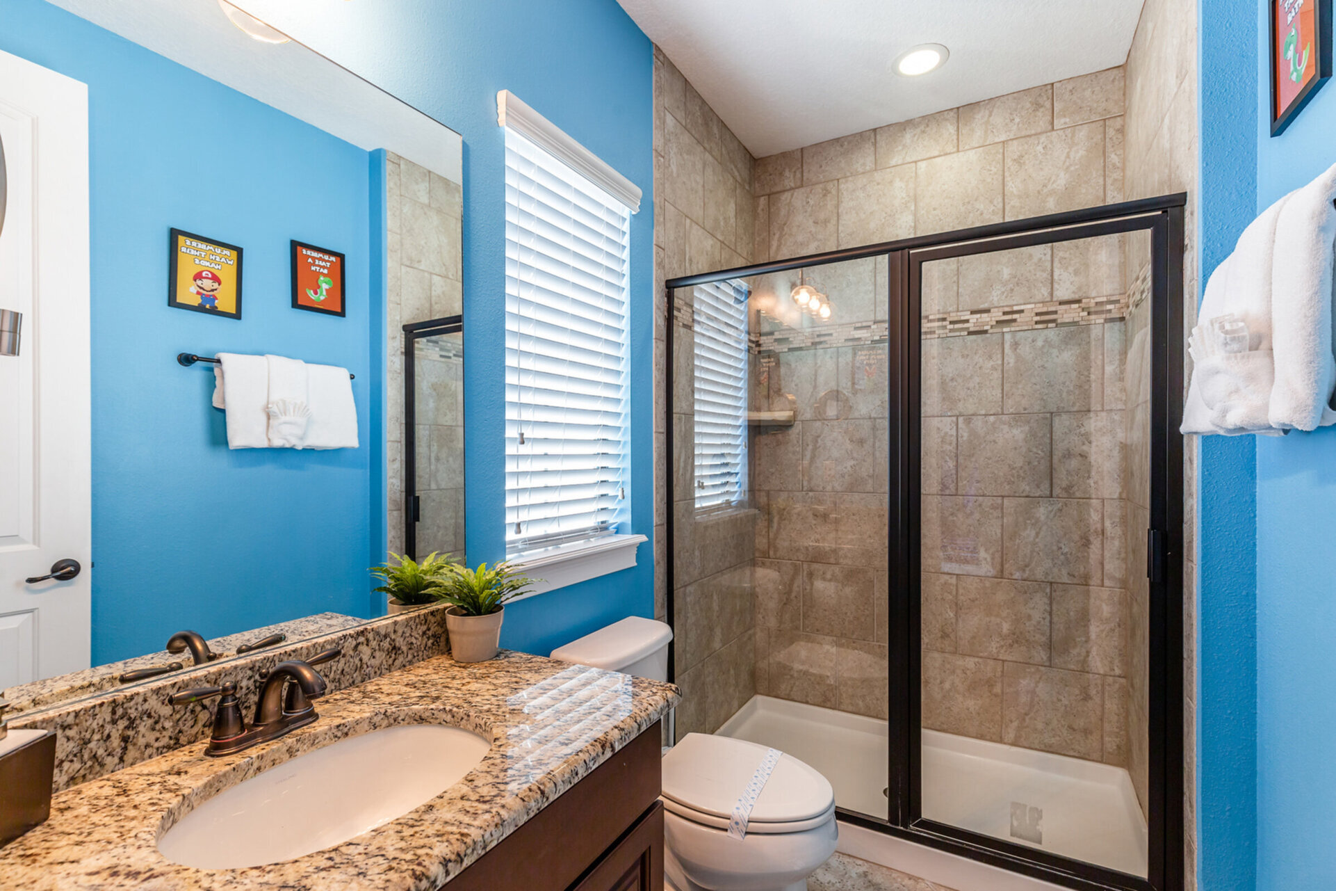 Ensuite bathroom for the kids to use and get ready for the day