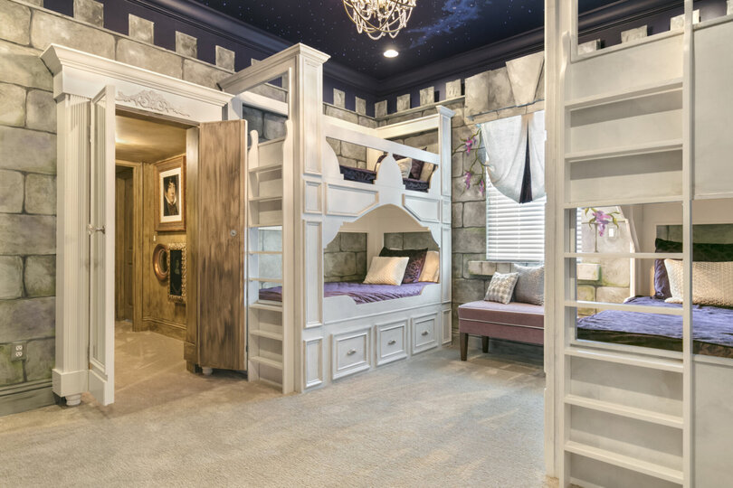 The little ones will have access to the secret kids` zone through secret doorways