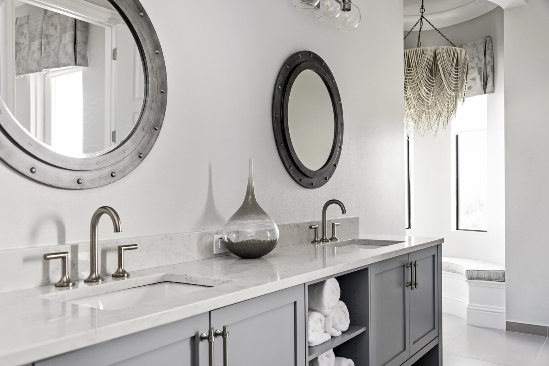 Beautiful details throughout the bedroom