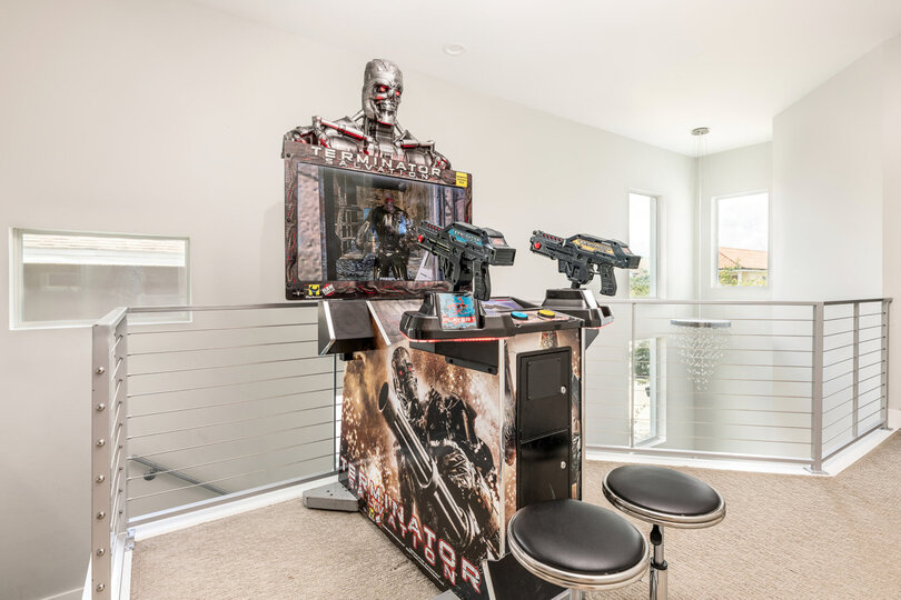 New Terminator Game added July 2022 to the upstairs loft!