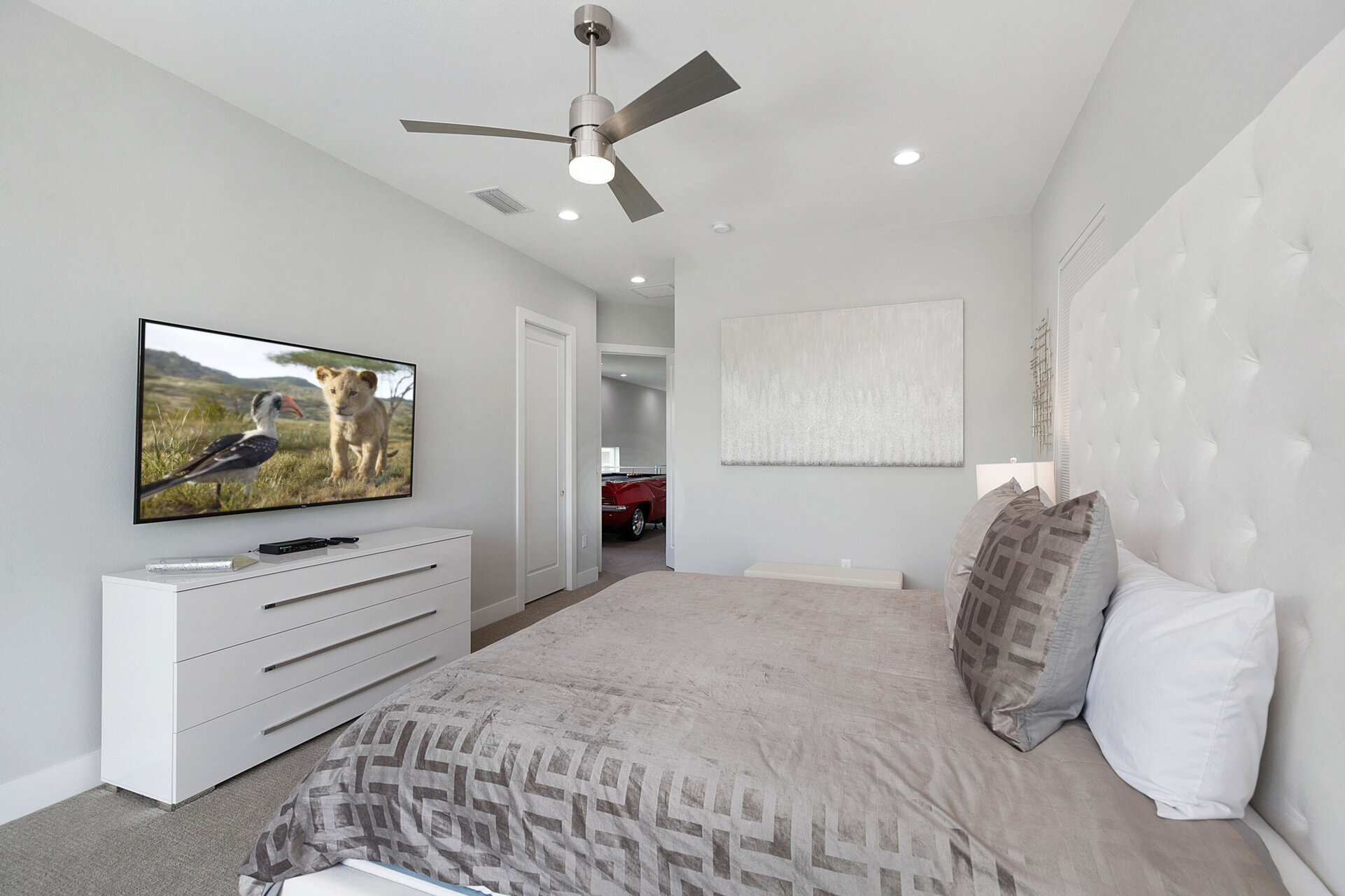 Finish your night with a movie on the SMART TV