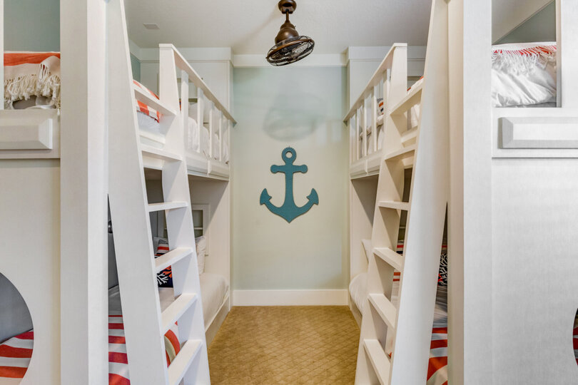 The nautical theme will have kids feeling like a captain of the ship