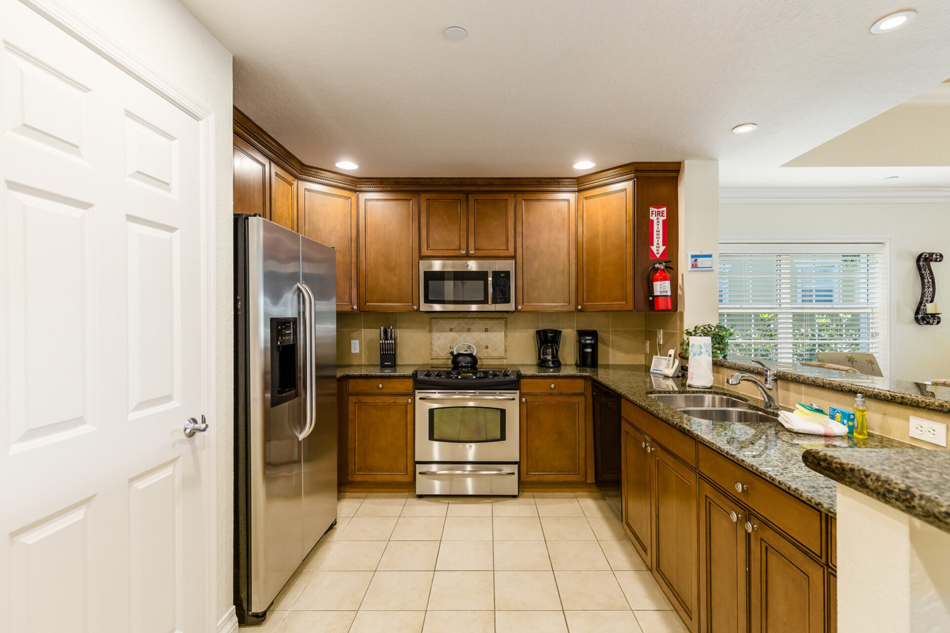 Plenty of space for preparing delicious meals