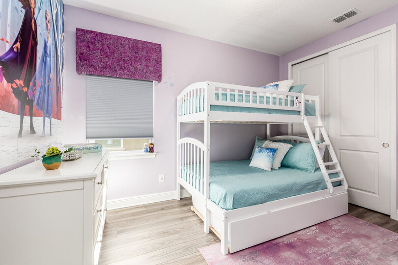 Princesses will enjoy their fairytale bedroom