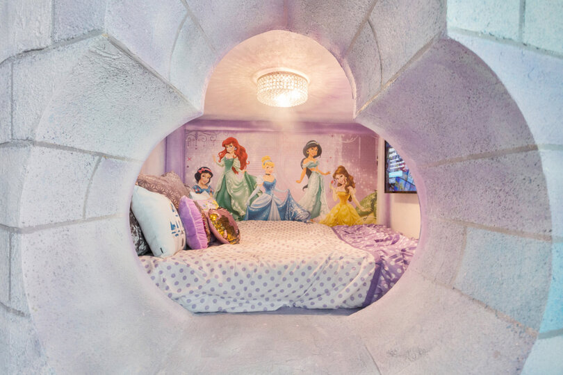 A peek into the bottom bunk
