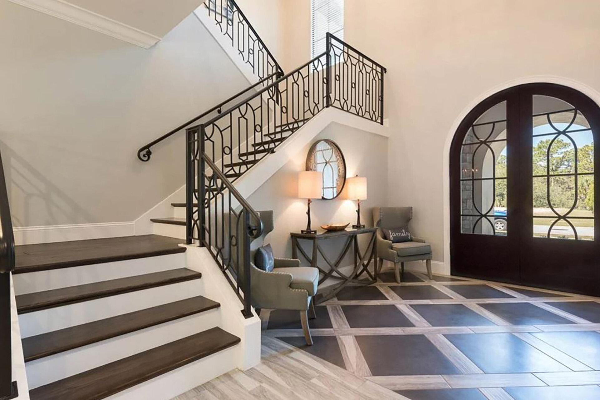 The grand staircase