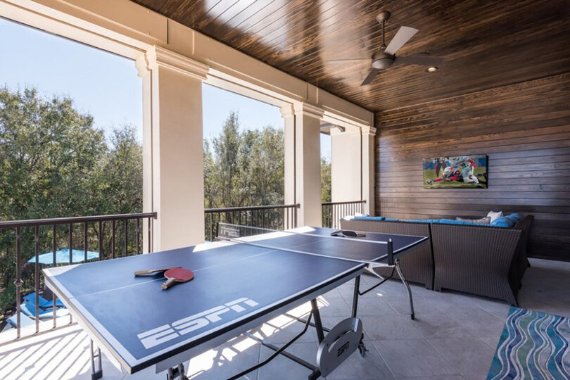Enjoy the coved balcony with plenty of space to entertain