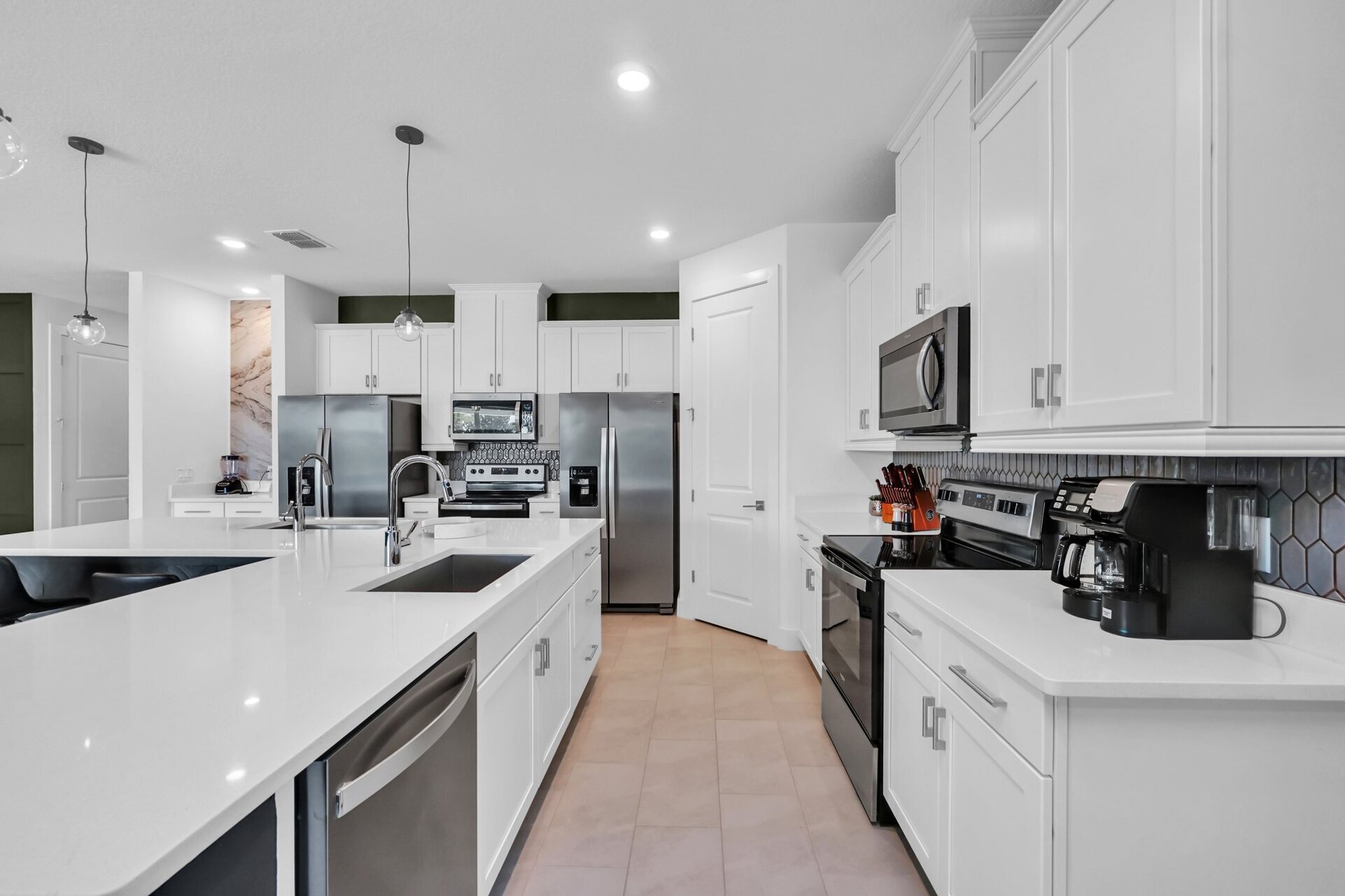 Make your favorite home-cooked meal in this fully equipped kitchen.