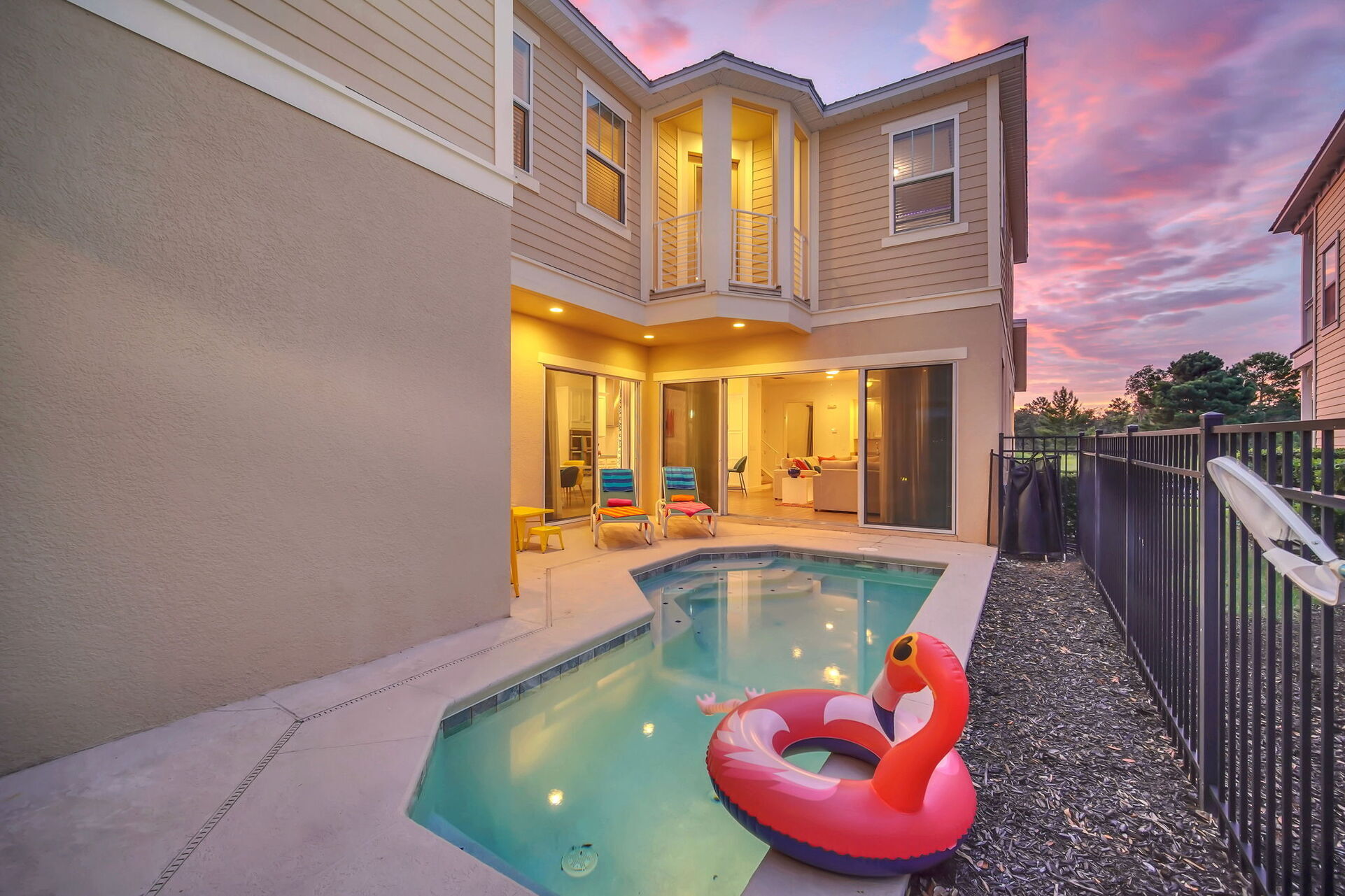 The kids will delight in splashing around in the evenings, creating joyful memories