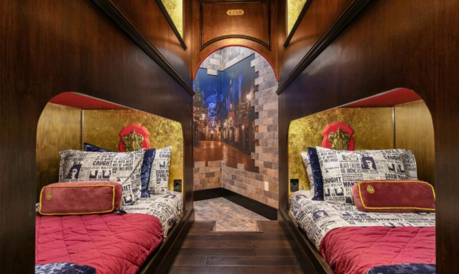 Magical Express Sleeping Quarters with 6 twin memory foam beds