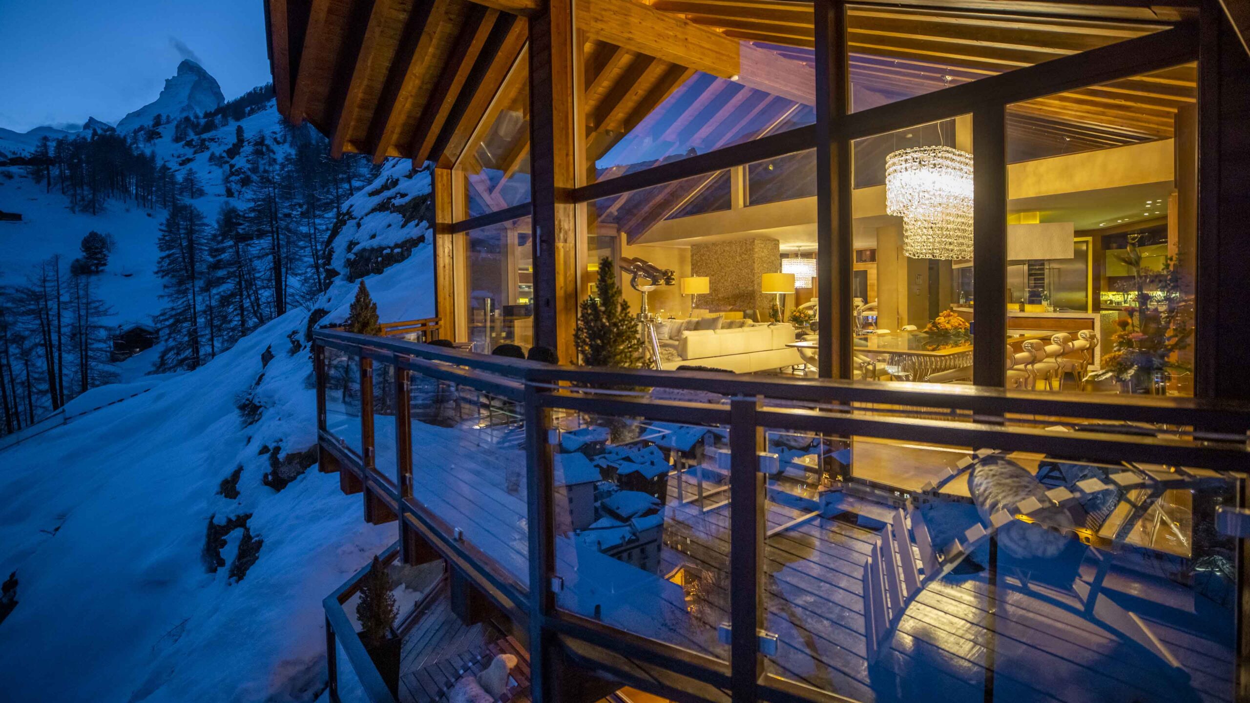 Matterhorn Views & Alpine Elegance, Luxury Valais Chalet 1407