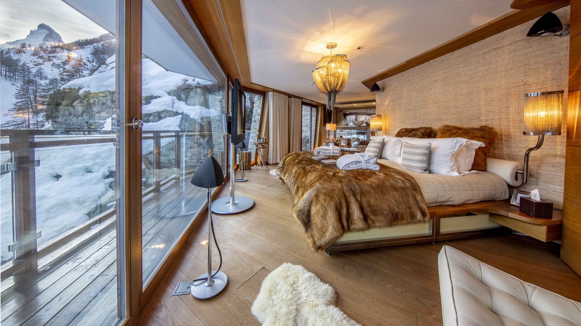 Matterhorn Views & Alpine Elegance, Luxury Valais Chalet 1407