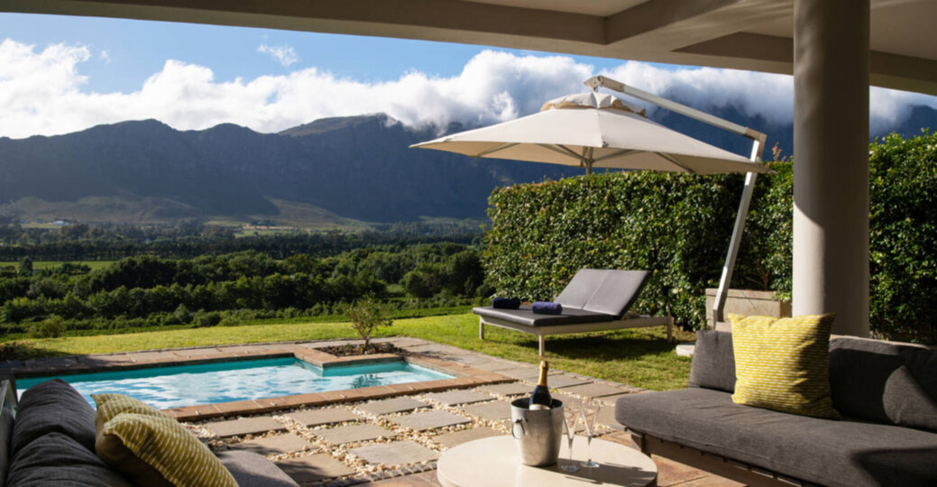 Cap Classique Vineyard Pool Suites with Private Pool 1043, Franschhoek, South Africa