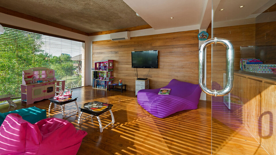 Fun kids' playroom
