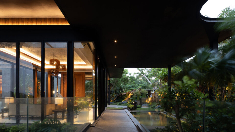 Villa BIE - Intimate receiving room by the garden