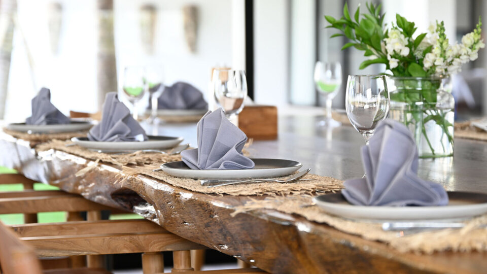 Dining is always an elegant event
