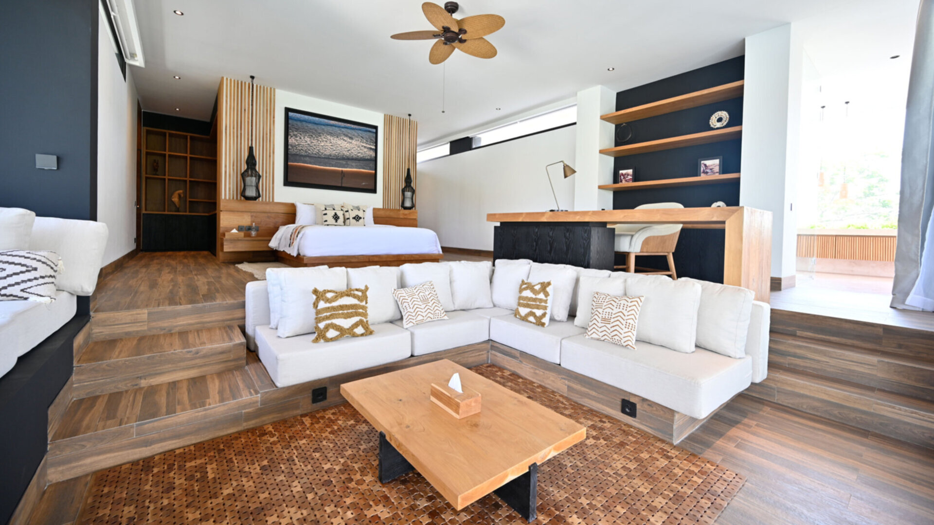 Opulent master bedroom