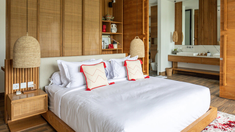 Restful guest bedroom
