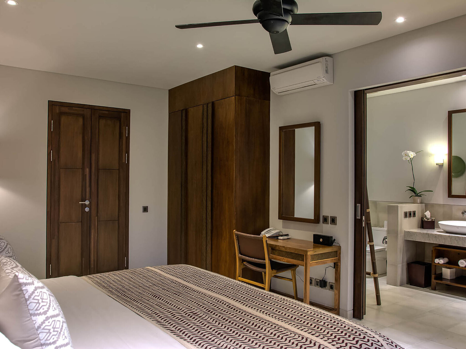 Upstairs guest bedroom one with ensuite