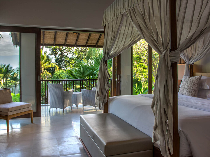Master bedroom two and balcony