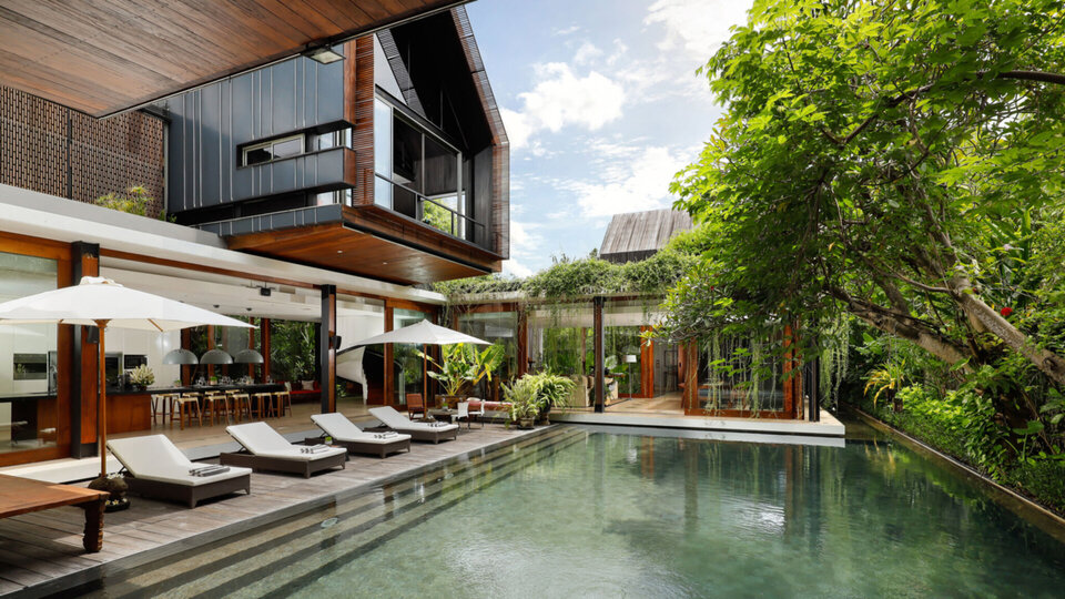 Cool garden pool