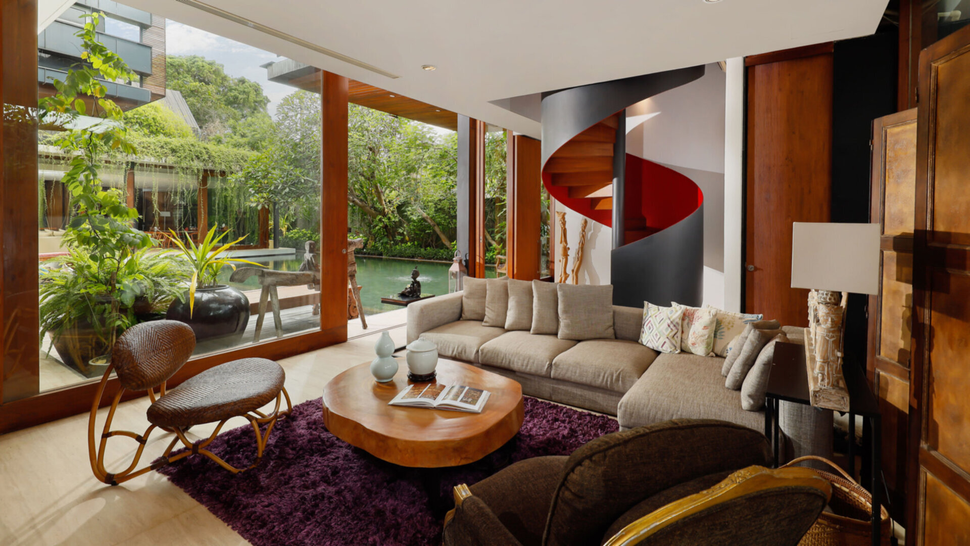 Relaxing living area