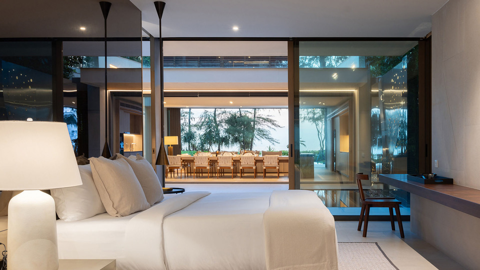 Veyla Beach Villa 6 - Calming guest bedroom 1 by the terrace