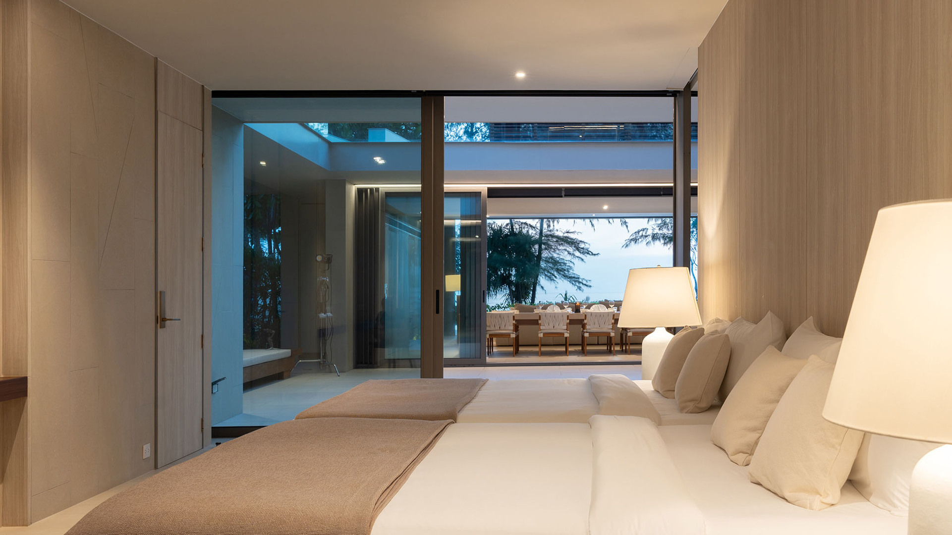 Veyla Beach Villa 6 - Comfortable guest bedroom 2 by the terrace
