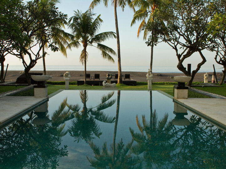 Mornings by the pool